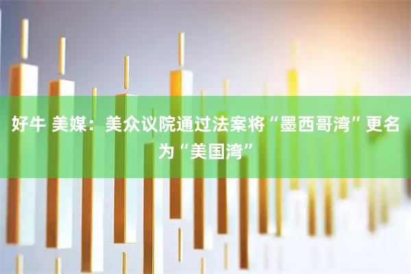 好牛 美媒：美众议院通过法案将“墨西哥湾”更名为“美国湾”